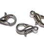 Inchizatoare lobster, metalica, 10x6 mm, gunmetal