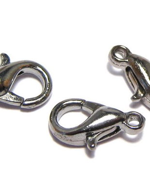 Inchizatoare lobster, metalica, 10x6 mm, gunmetal