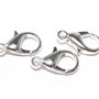 Inchizatoare lobster, metalica, 14x8 mm, argintie