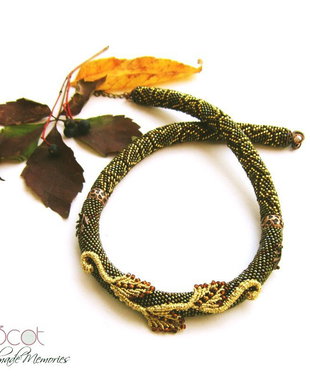 Colier handmade – I love Autumn