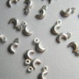 Charm argint "semiluna"