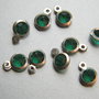 Charm, cristal incastrat in argint