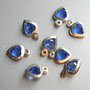 Charm, cristal incastrat in argint