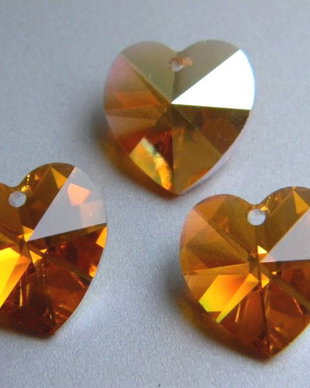 Pandantiv Swarovski - inima 14 mm - 203AB