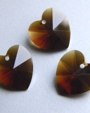 Pandantiv Swarovski - inima 14 mm - 286
