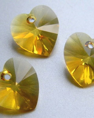 Pandantiv Swarovski - inima 14 mm - 292