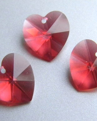 Pandantiv Swarovski - inima 14 mm - 542