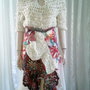 Rochie mini impaslita, crosetata - Happy