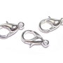 Inchizatoare lobster, metalica, argintie, 12x7 mm