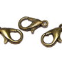 Inchizatoare lobster, metalica, bronz, 12x7 mm