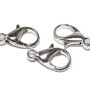 Inchizatoare lobster, metalica, platina, 14x8 mm