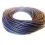 1m snur piele naturala ,mov inchis ,2mm