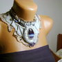 Shocker vintage crem, bleu-gris/Azi la pret minim !