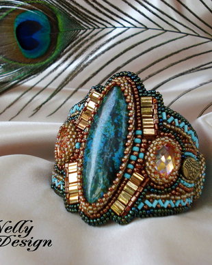 "PEACOCK" - Bratara