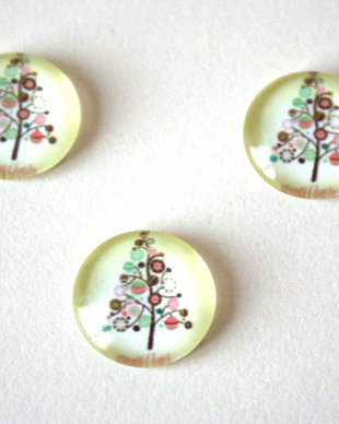 Cabochon sticla