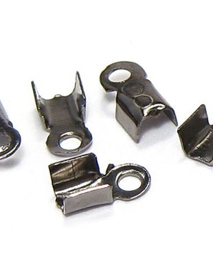 Terminatii sirag, metalice, negre, 3x6 mm