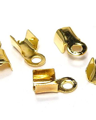 Terminatii sirag, metalice, aurii, 3x6 mm