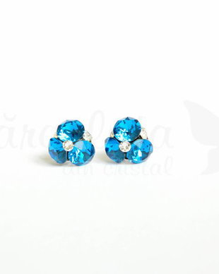 Swarovski - Chaton Flower Capri Blue