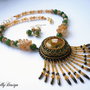 „OLIVE FLOW” – Set colier si cercei
