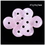 5788 - Pandantiv / accesoriu, cuart roz, nodul mistic feng shui