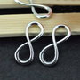 1b Link argintiu, infinit 30x12mm (SALAK 143)