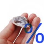 Mini geoda agata & quartz druzy - Pestera de cristale