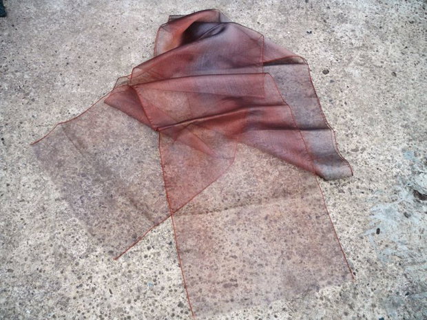 Organza maronie