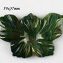 5693 - Pandantiv, agata India, floare sculptata