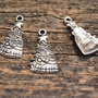 1b Pandantiv charm argintiu, brad iarna 25x14mm  (SALAK 155)