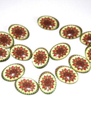 Cabochon sticla