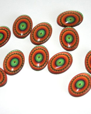 Cobochon sticla