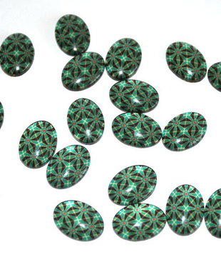 Cabochon sticla
