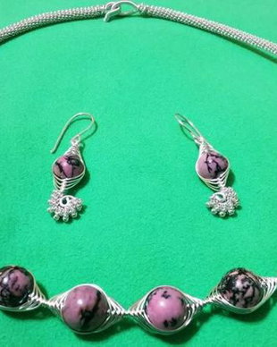 Set rhodonit