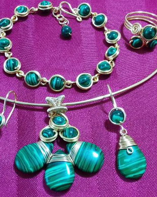 Set malachit