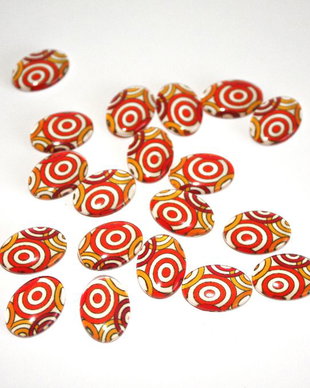 Cabochon sticla