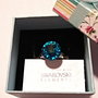 Inel argint 925 cu piatra Swarovski Rivoli 12mm