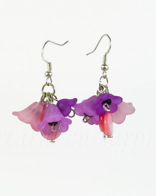 Cercei Candied Flowers