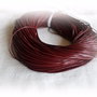1m Snur piele naturala - bordo 1mm (PALE 003)