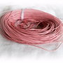 1m Snur piele naturala - roz 1mm (PALE 004)