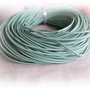 1m Snur piele naturala - turcoaz 2mm (PALE 016)