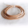 1m Snur piele naturala - natur 4mm (PALE 018)
