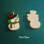 Om de zapada cu joben ornament din lemn aprox 2x20x36 mm
