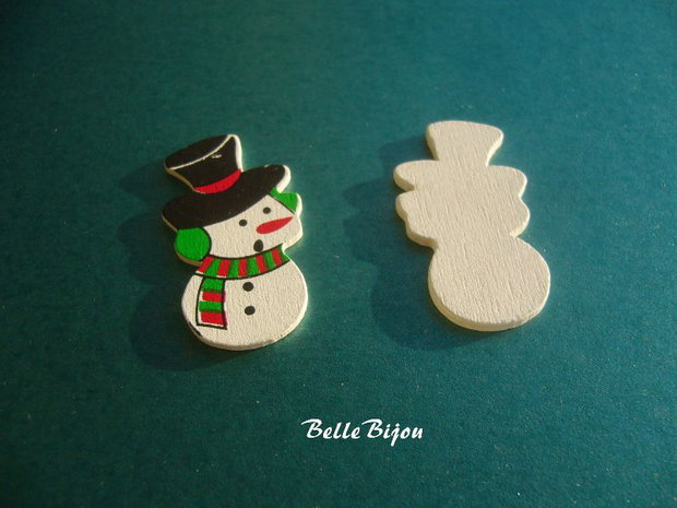 Om de zapada cu joben ornament din lemn aprox 2x20x36 mm