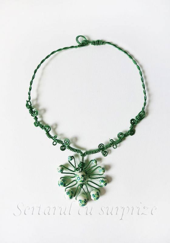 Gradina verde - colier