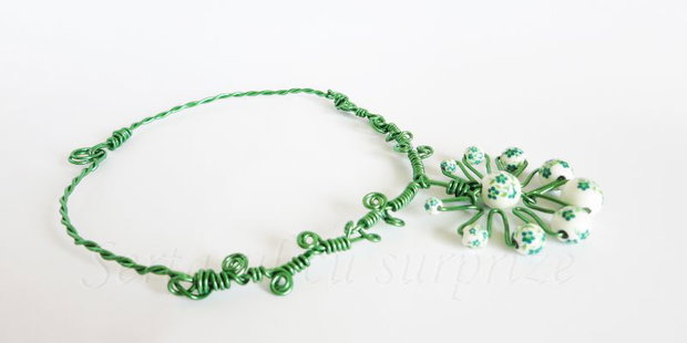 Gradina verde - colier