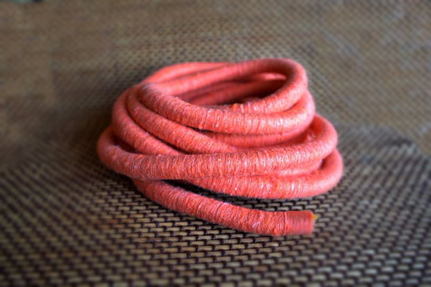 Snur bumbac orange 10mm ( 50cm) (KORB 9991 )
