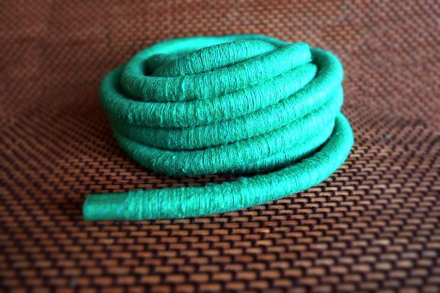 Snur bumbac verde 10mm ( 50cm) (KORB 9992 )