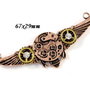 6378 - Pandantiv steampunk, mecanisme ceas