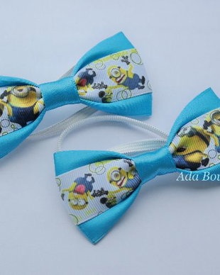 Papion copii Minions turquoise
