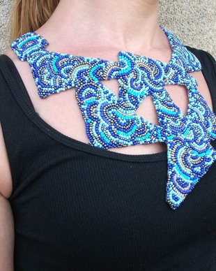 ''Asimetrie''-colier handmade